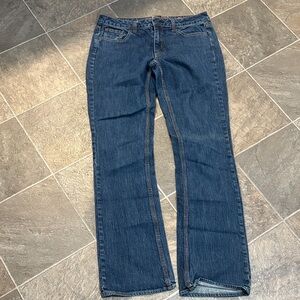 Curvy SoHo Denim Blue Women's Straight Leg Jeans